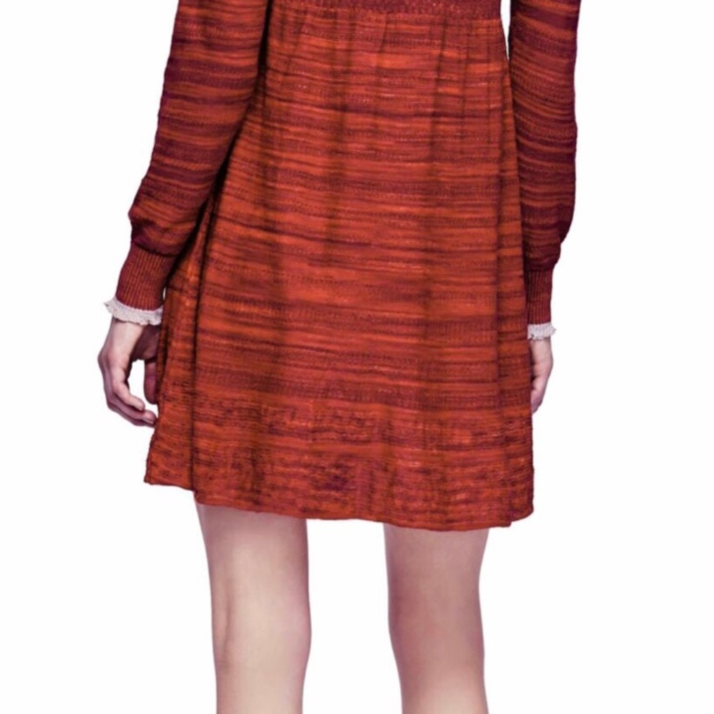 Free People Rain or Shine Space Dyed Dress Sz L - Picture 6 of 8